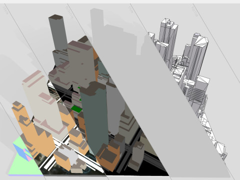 La Catedral de San Patricio, la iglesia católica de Nueva York, EE.UU. Modelo 3D