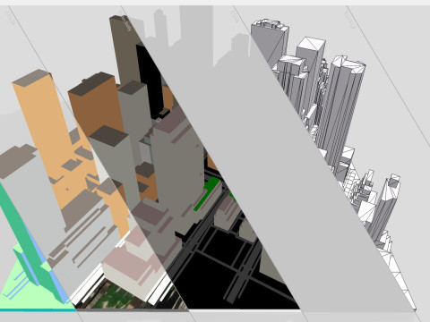 La Catedral de San Patricio, la iglesia católica de Nueva York, EE.UU. Modelo 3D