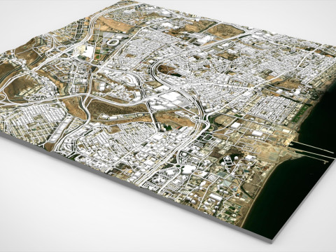 Cityscape Muscat Oman 3D Model
