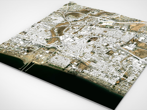 Cityscape Muscat Oman 3D Model