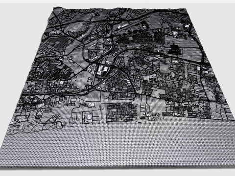 Cityscape Muscat Oman 3D Model