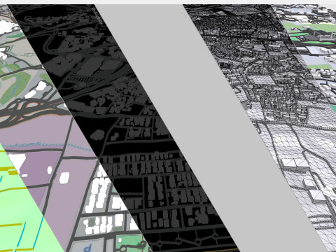 Cityscape Muscat Oman 3D Model