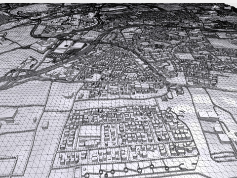 Cityscape Muscat Oman 3D Model