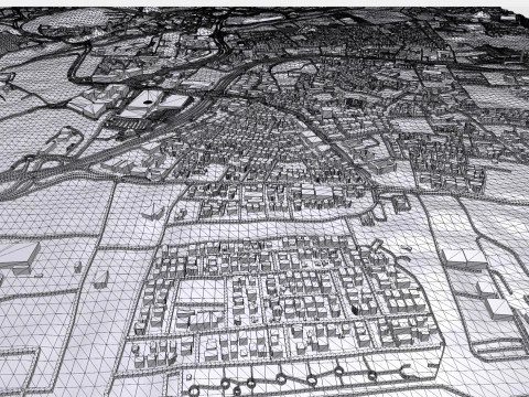 सिटीस्केप मस्कट ओमान 3D मॉडल