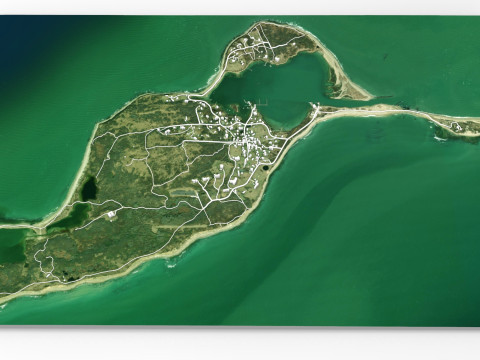 Cuttyhunk Island, Massachusetts, USA 3D Modell