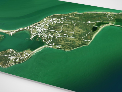 Cuttyhunk Island, Massachusetts, USA 3D Modell