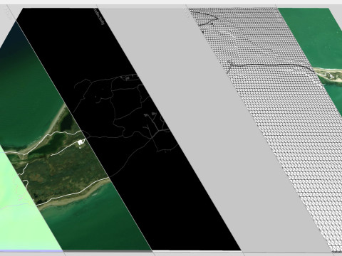Cuttyhunk Island, Massachusetts, USA 3D Modell