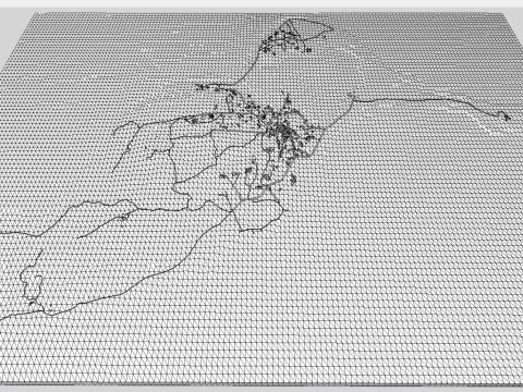 Isola Cuttyhunk Massachusetts USA Modello 3D