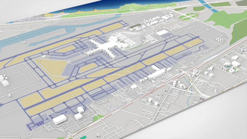 マスカット国際空港 オマーン 3Dモデル .c4d .max .obj .3ds .fbx .stl .blend 