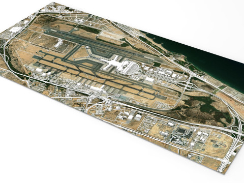 Bandara Internasional Muscat Oman Model 3D
