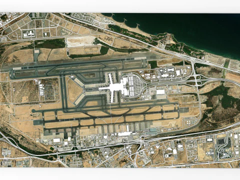 マスカット国際空港 オマーン 3Dモデル