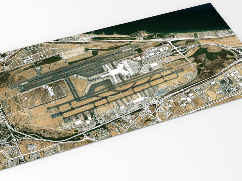 Bandara Internasional Muscat Oman Model 3D