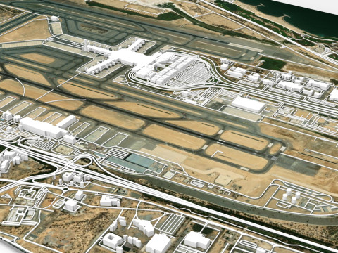 Bandara Internasional Muscat Oman Model 3D