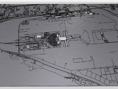 Bandara Internasional Muscat Oman Model 3D