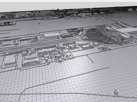 Bandara Internasional Muscat Oman Model 3D