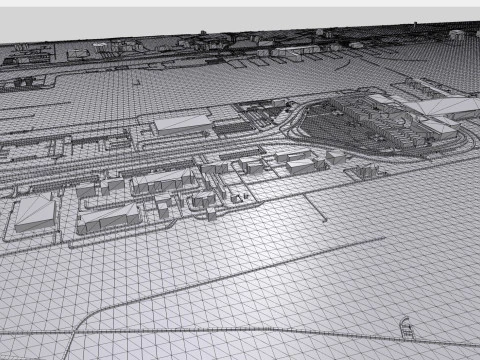 マスカット国際空港 オマーン 3Dモデル