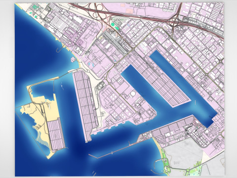 The Logo Island Dubai UAE 3D Model