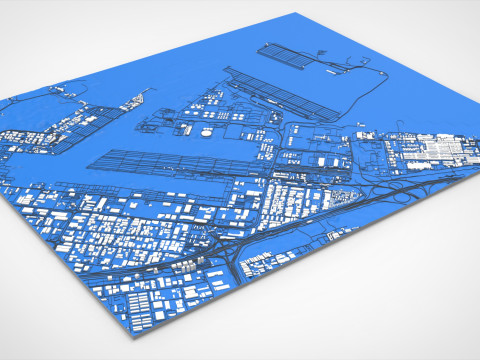 The Logo Island Dubai UAE 3D Model