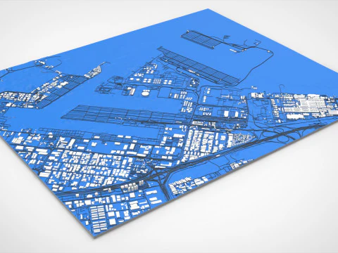 The Logo Island Dubai UAE 3D Model