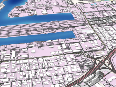 The Logo Island Dubai UAE 3D Model