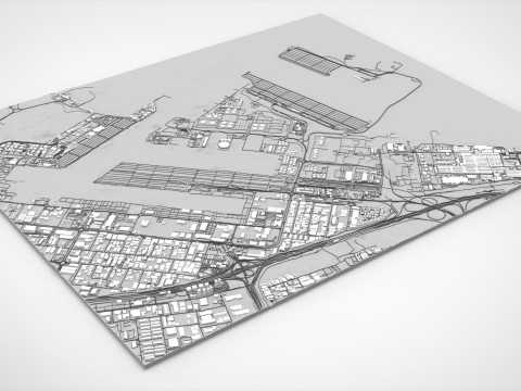 The Logo Island Dubai UAE 3D Model