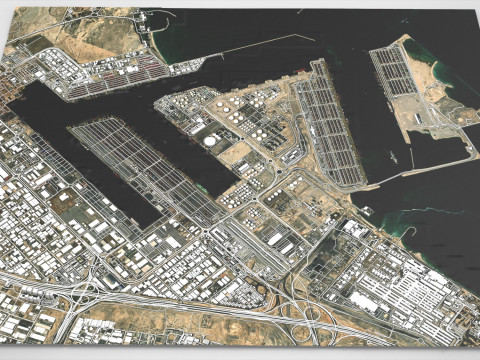 The Logo Island Dubai UAE 3D Model