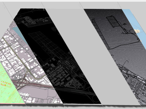 The Logo Island Dubai UAE 3D Model