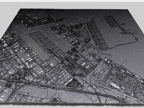 The Logo Island Dubai UAE 3D Model