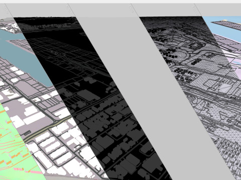 The Logo Island Dubai UAE 3D Model