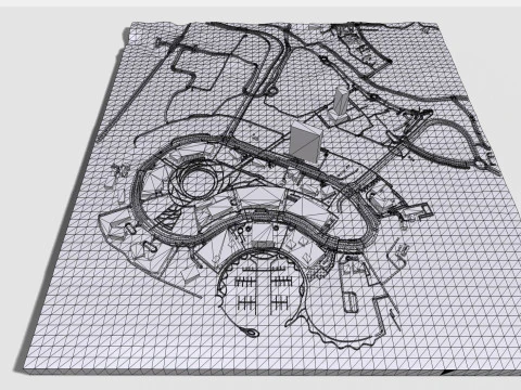 Quartiere del porto di Dubai Creek a Dubai Modello 3D