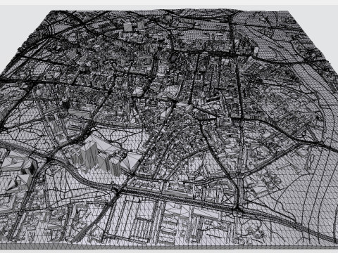 波兰波兹南城市景观 3D 模型