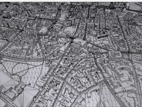 波兰波兹南城市景观 3D 模型