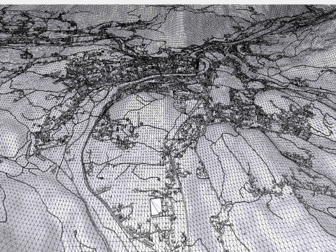 Paisaje Urbano Bad Ischl Austria Modelo 3D