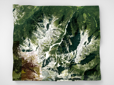 Krajobraz górski Watzmann Niemcy Model 3D