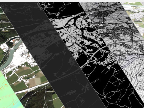 Cityscape Hallein Austria 3D Model