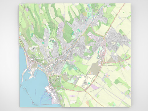 Cityscape Dover Kent England 3D Model