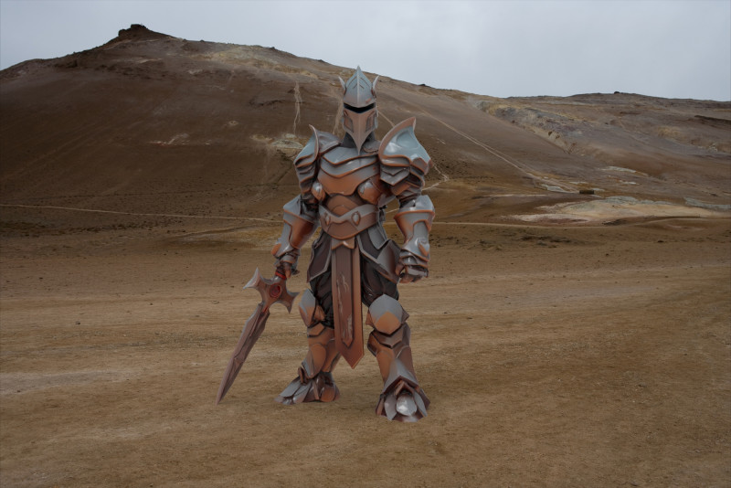 Guerriero Modello 3D .c4d .max .obj .3ds .fbx .stl .blend