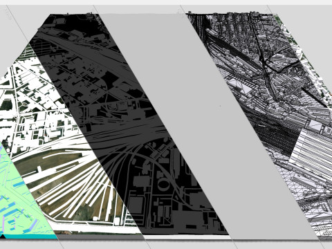 Leipzig Central Railway Station Germany 3D Model