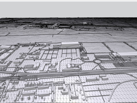 Aeroporto de Leipzig Alemanha Modelo 3D
