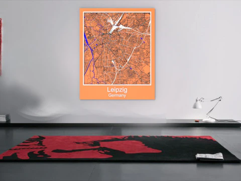 Lipsia Germania Strade e strade Modello 3D