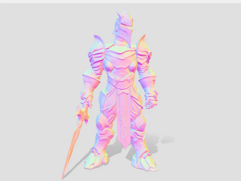 योद्धा 3D मॉडल