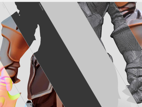 Воин 3D Модель