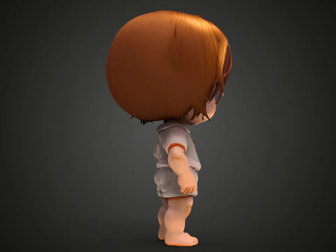 Chibi girl 3D Model