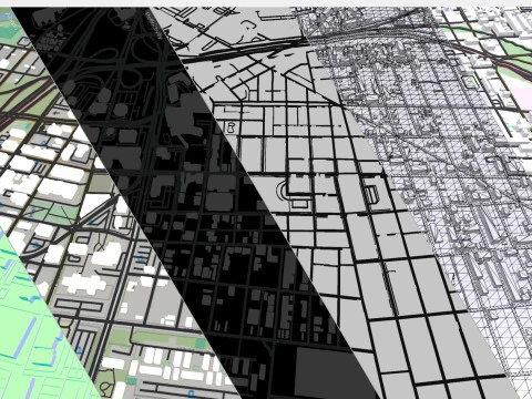Cityscape Camden New Jersey USA 3D Model