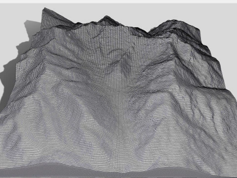 Paesaggio di montagna Seefeld Tirolo Alpi Austria Modello 3D