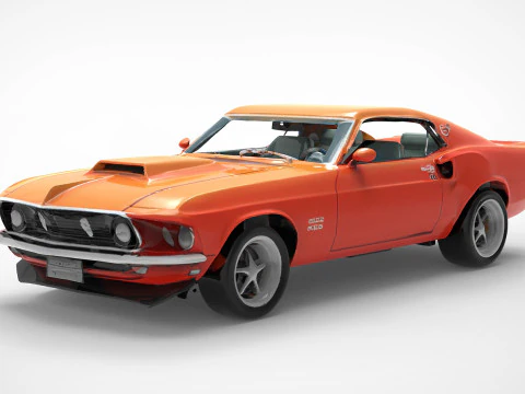 Auto sportiva Modello 3D