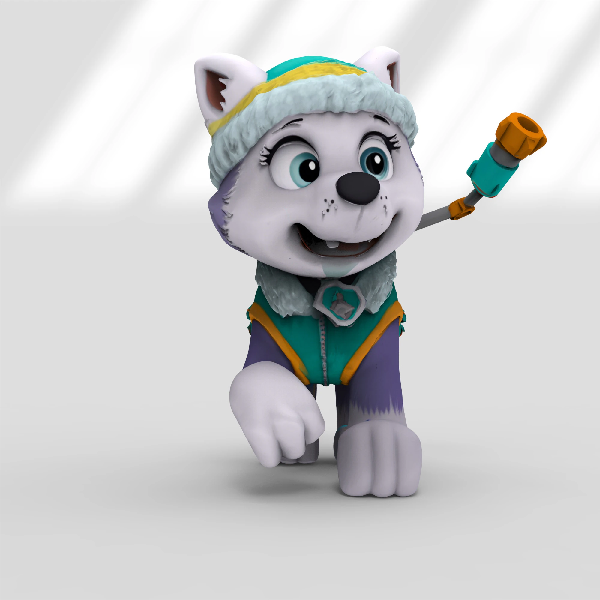 Everest Paw Patrol 3D Model .c4d .max .obj .3ds .fbx .stl .blend 