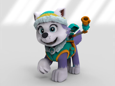 Everest Paw Patrol 3D Model