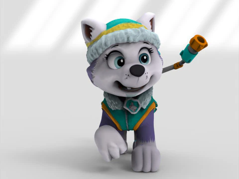Everest Paw Patrol 3D Model