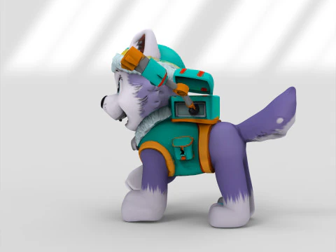 Everest Paw Patrol 3D Model